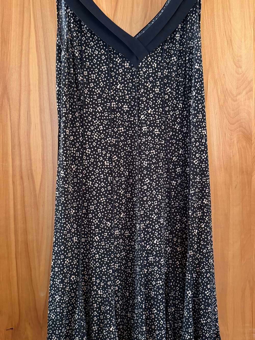 Sandra Darren Brown with Tan flowers Maxi, Print